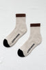 Color Block Girlfriend Socks : Black Coffee