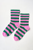 Wide Wally Socks (wholesale): WIDE / MATCHA STRIPE