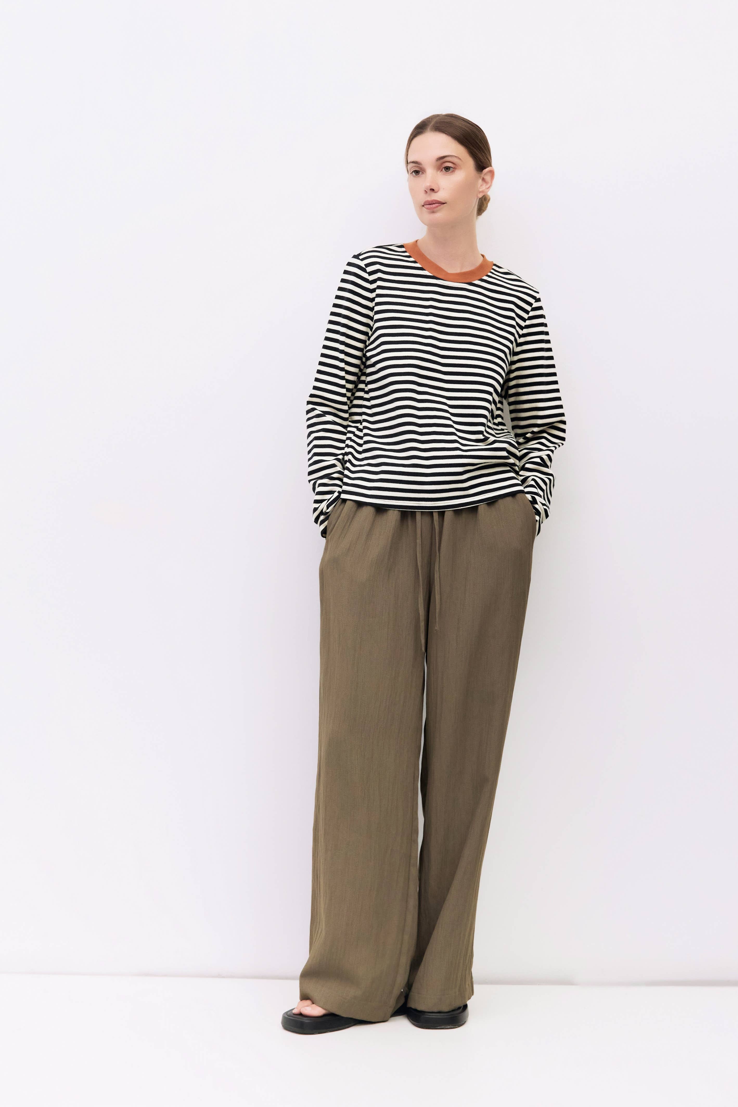 The Kathleen Striped Long Sleeve T-Shirt