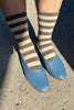 Wally Socks: Breton Stripe