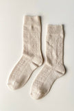 Modal Eyelet Socks (wholesale): Cobalt