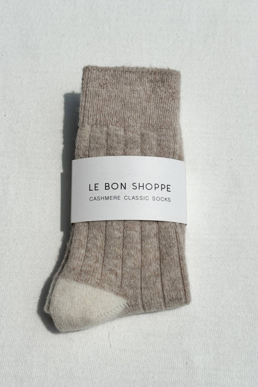 Classic Cashmere Socks: Bluebell