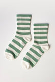 Wide Wally Socks (wholesale): WIDE / MATCHA STRIPE