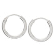 Charleston Hoop Earrings (3 Pair Set): Sterling Silver