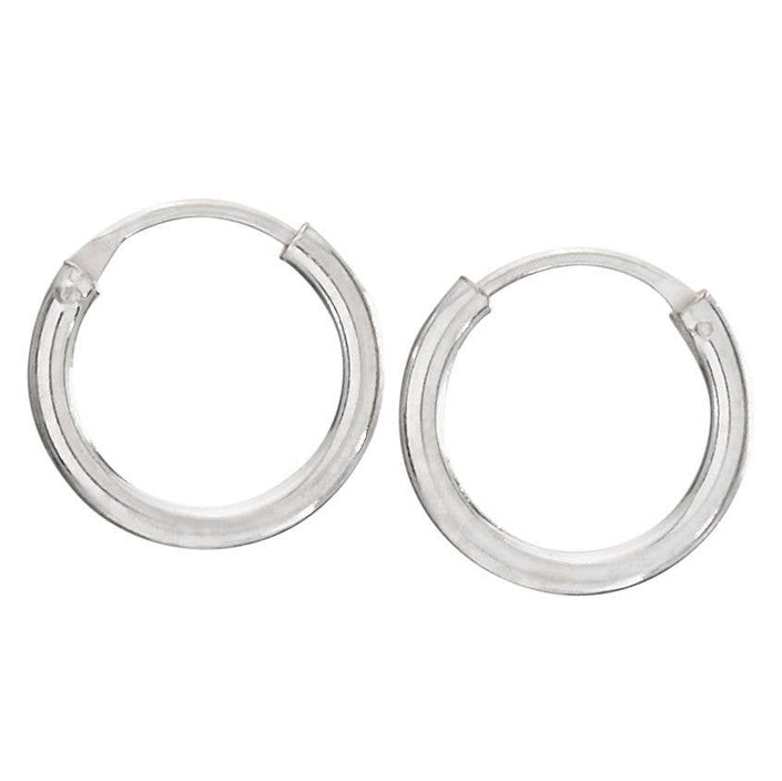 Charleston Hoop Earrings (3 Pair Set): Sterling Silver