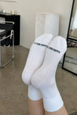 Sneaker Socks: Heart - Black / Cream