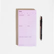 Daily Task Notepad Planner | Pink & Yellow