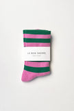 Wide Wally Socks (wholesale): WIDE/ BROWN STRIPE