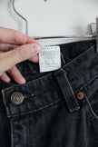 Vintage Levi's 512 in Black Wash