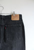 Vintage Levi's 512 in Black Wash