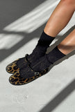 Modal Eyelet Socks (wholesale): Cobalt