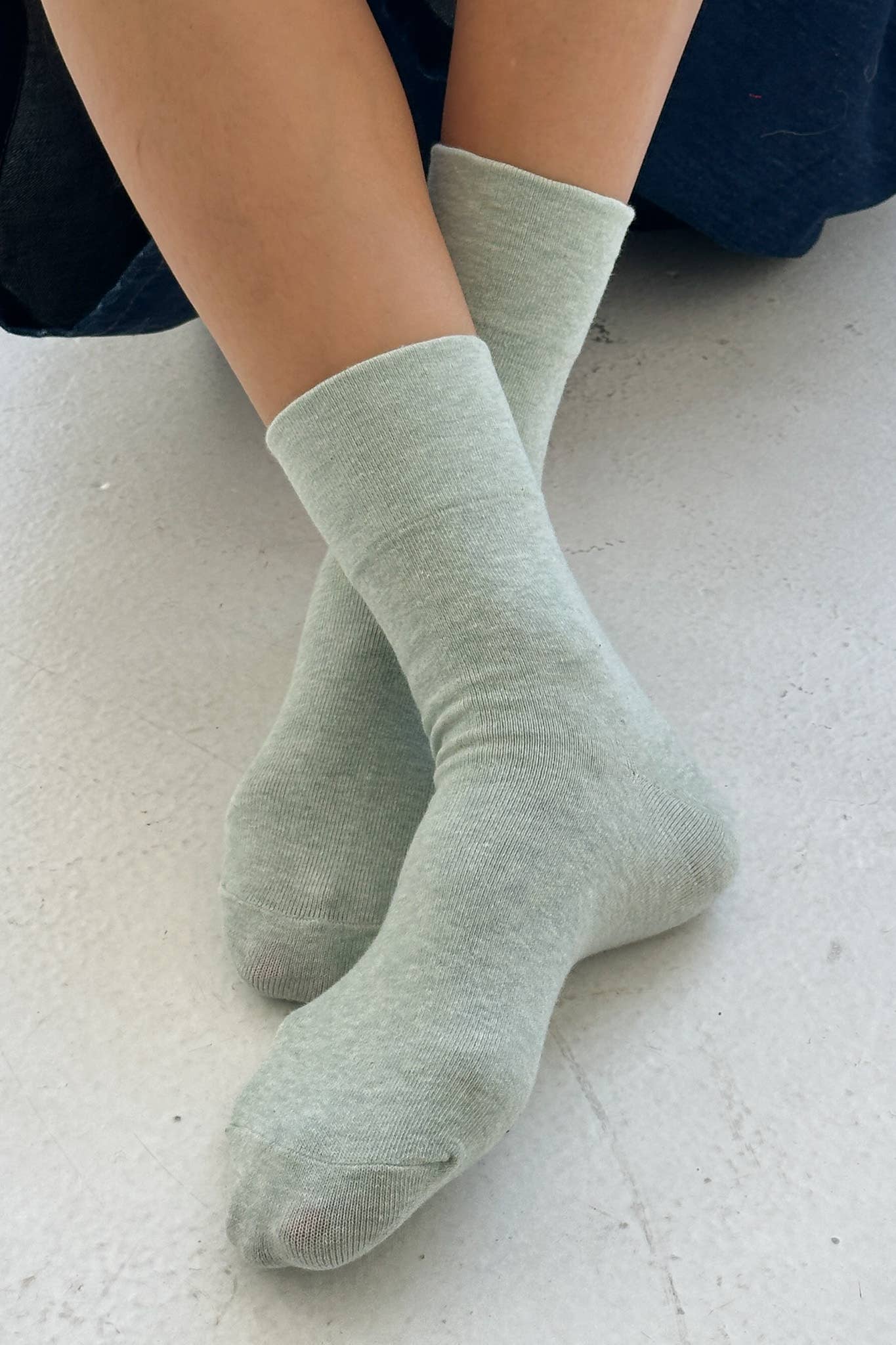 Sneaker Socks: Seafoam