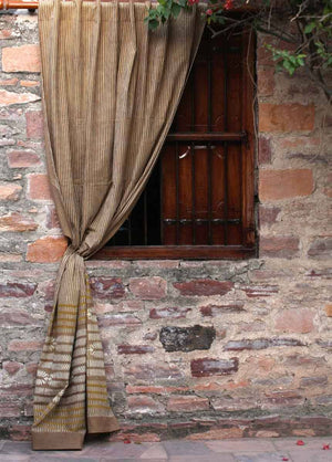 Artisan Block Printed Cotton Curtains | Eco-Friendly | RA: 56