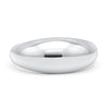 Dome Chunky Ring Thick Band: Sterling Silver / 8