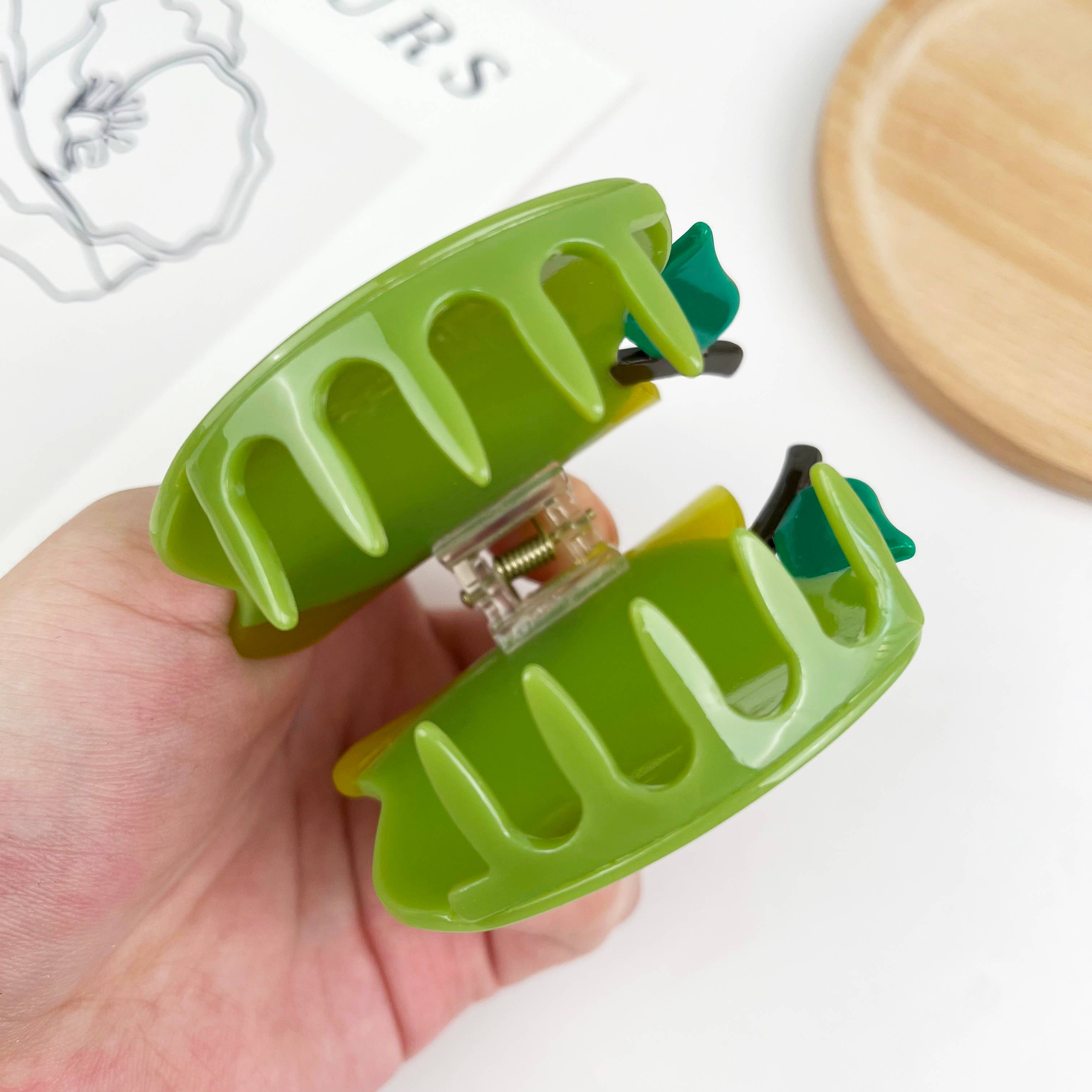 Green Apple Hair Claw