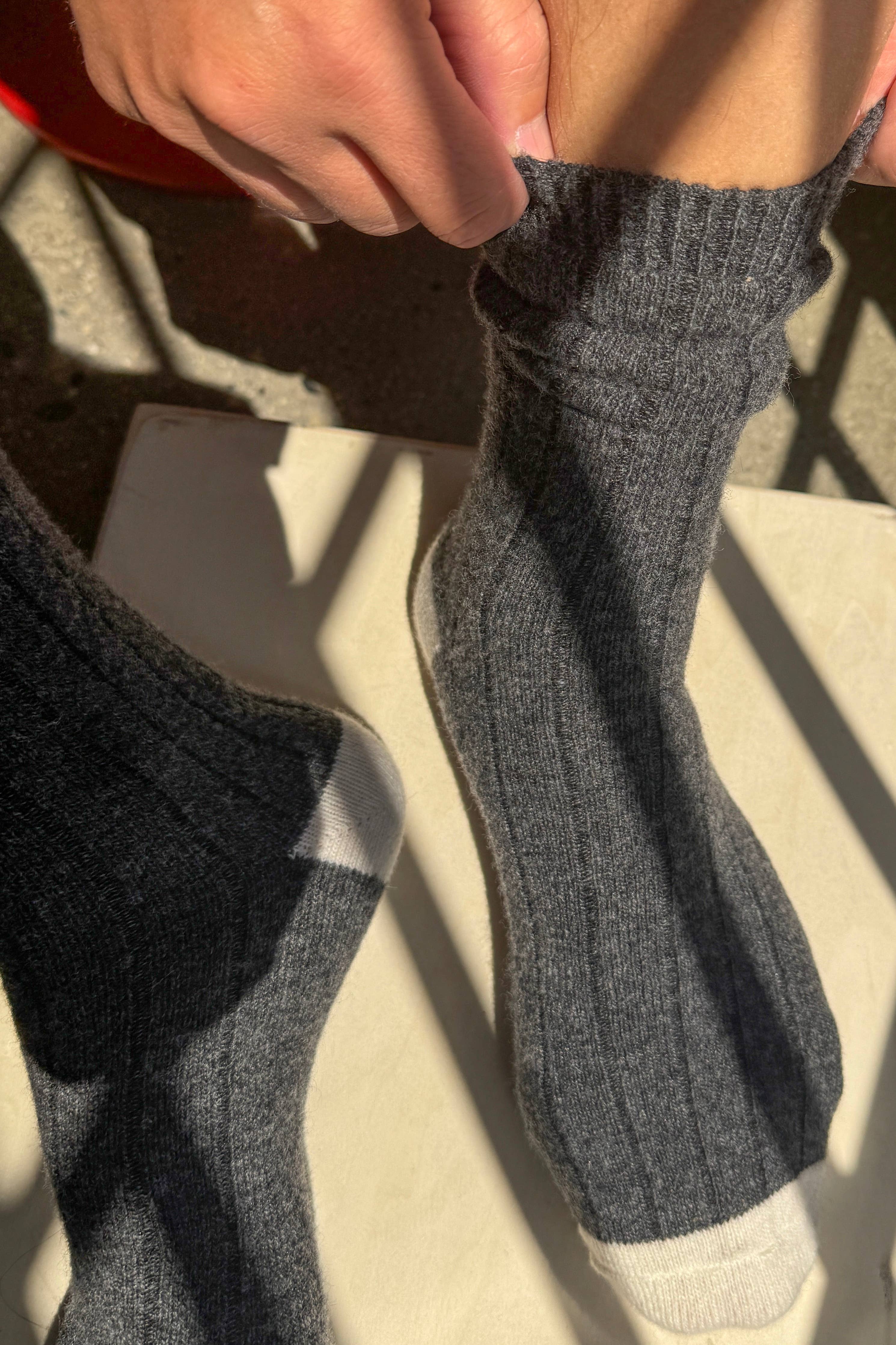 EXTENDED Cashmere Classic Socks (wholesale): Navy