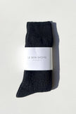 Modal Eyelet Socks (wholesale): Cobalt