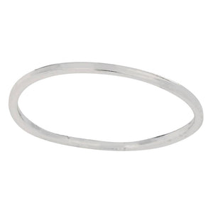 Simplest Sterling Silver Band Ring: 8