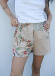Embroidered Pieced Short Bundle