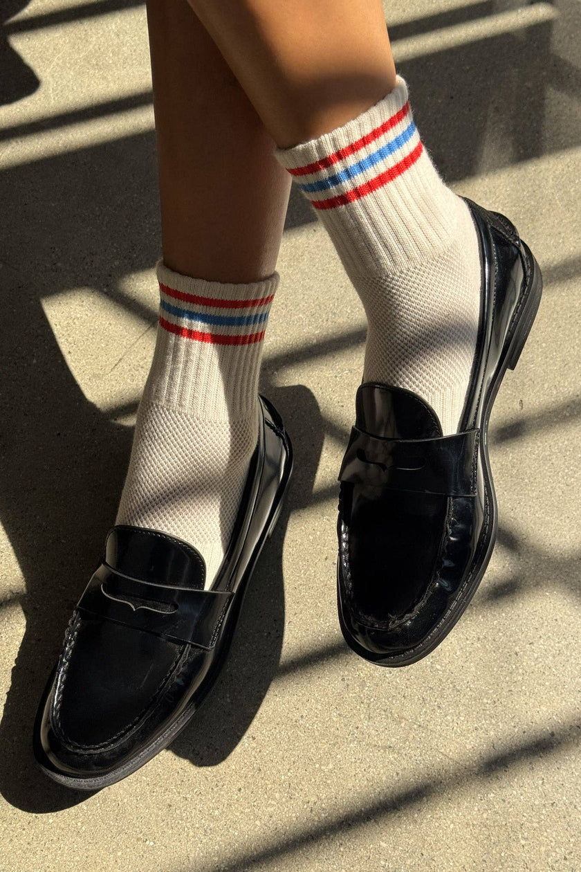 Girlfriend Socks (wholesale): Indigo
