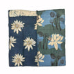 Dual Design Hand Block Printed Green Square Bandana | Dove