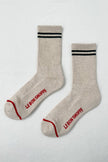 Le Bon Shoppe Boyfriend Socks in Oatmeal