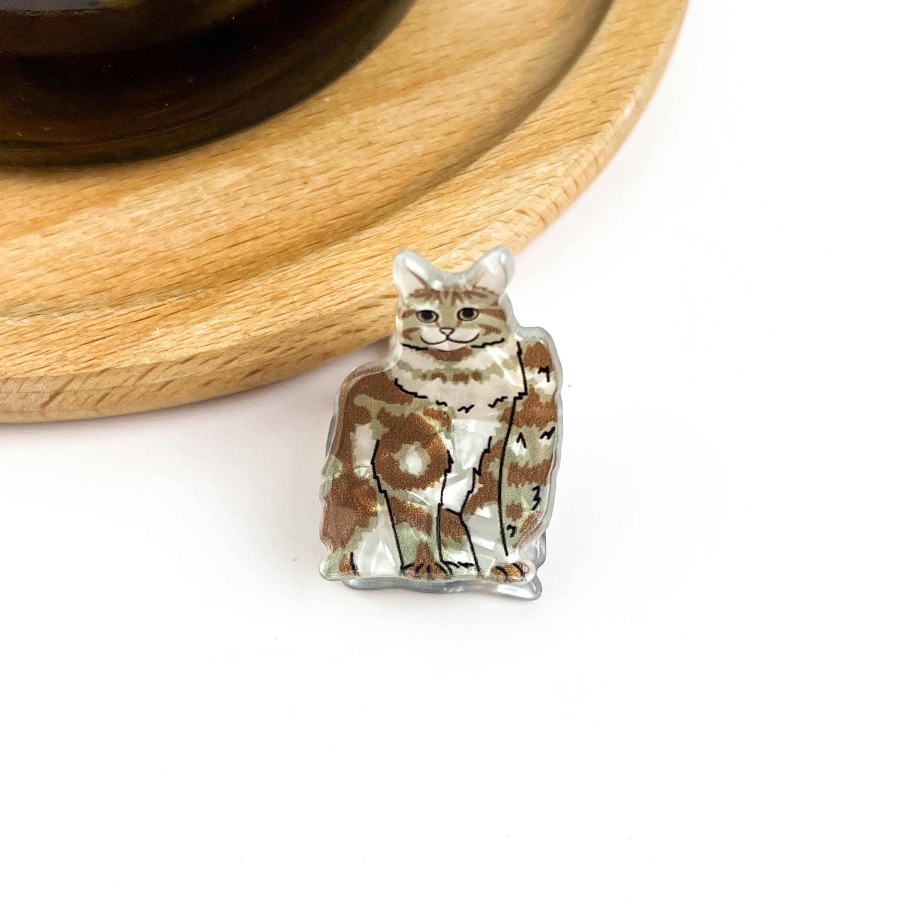 Mini Cat Hair Claw Clip, Animal-shaped Hair Clips: F