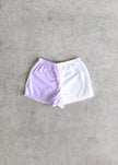Striped Shirting Pieced Short Bundle