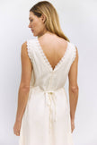 The Mara Lace Trim Midi Dress
