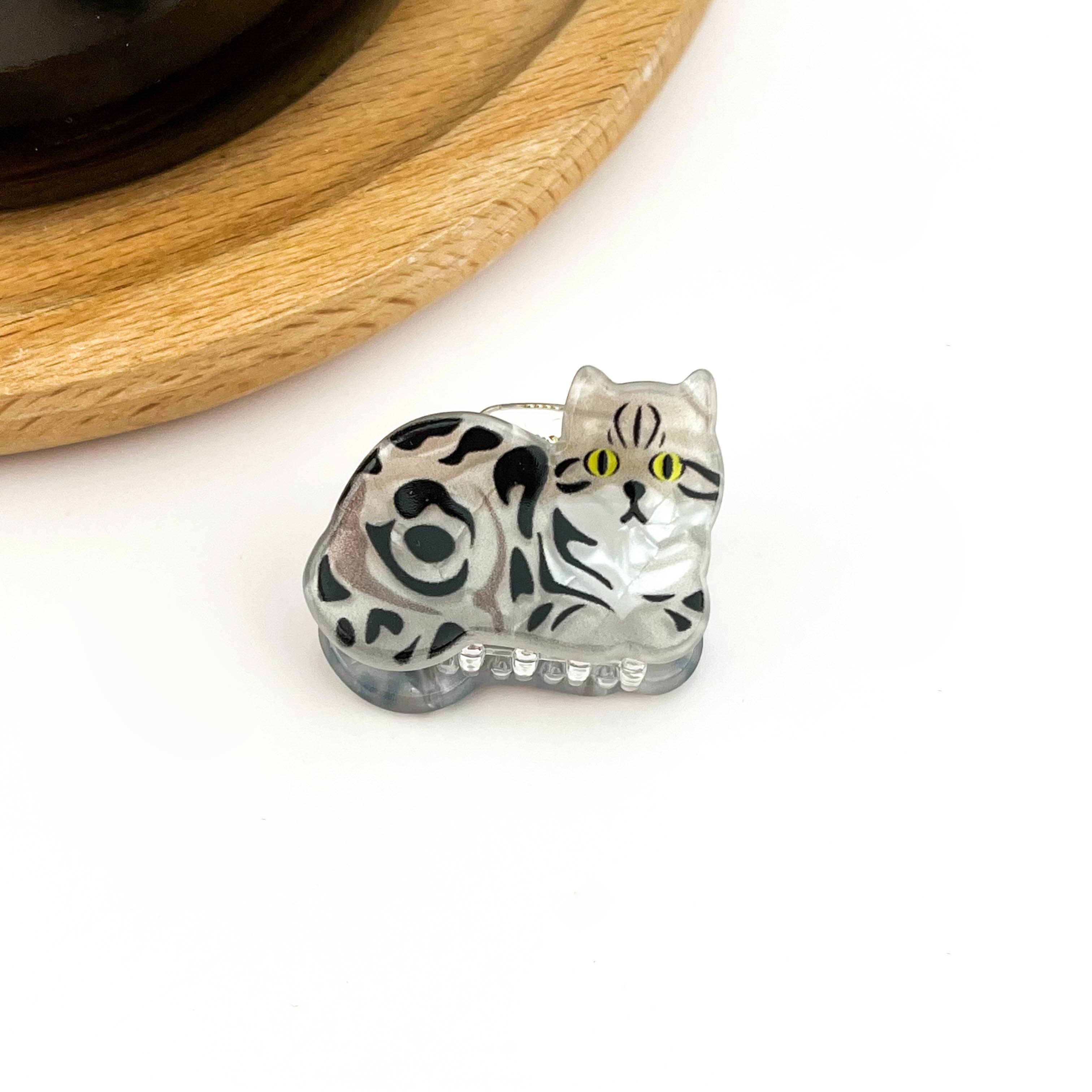 Mini Cat Hair Claw Clip, Animal-shaped Hair Clips: B
