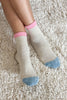 Color Block Girlfriend Socks : Black Coffee