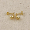 18k Gold Filled 12mm Teardrop Stud Earrings