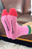 Color Block Girlfriend Socks : Black Coffee
