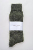 Mohair Veil Socks (wholesale): Mountain Olive