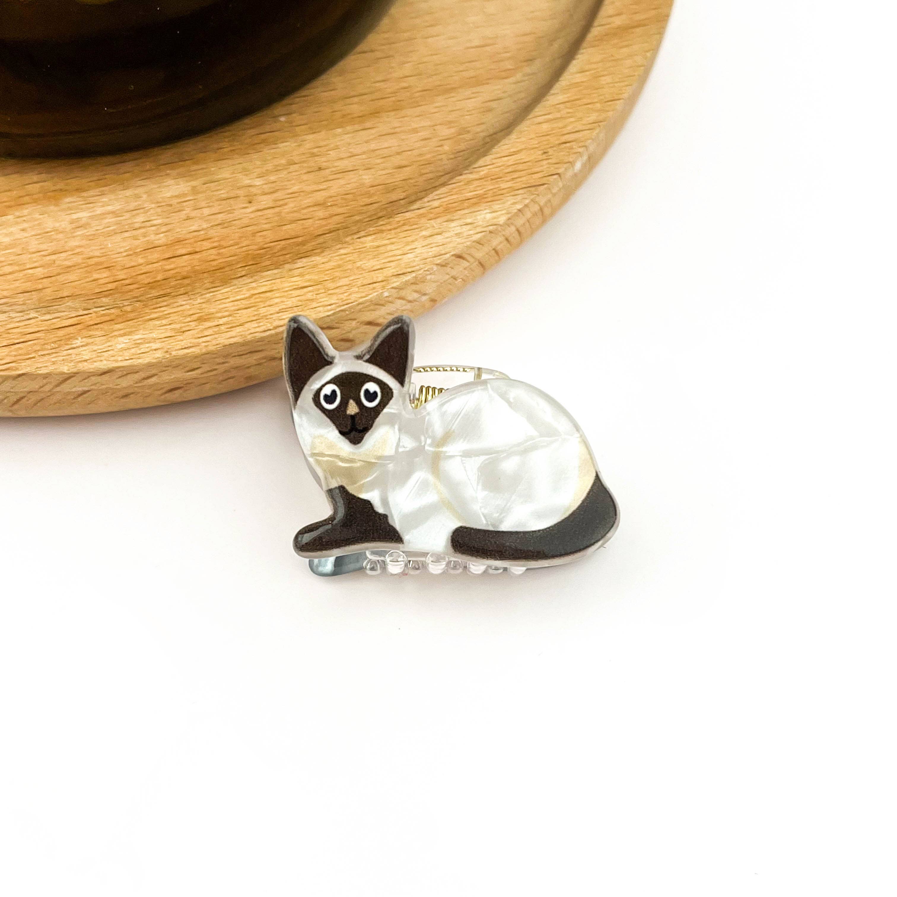 Mini Cat Hair Claw Clip, Animal-shaped Hair Clips: F