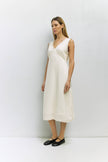The Mara Lace Trim Midi Dress