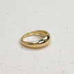 18k Gold Filled Mini Polished Dome Ring: 7.5