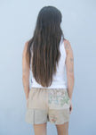 Embroidered Pieced Short Bundle