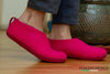Indoor Shoes With Leather Sole - Fuchsia: 40