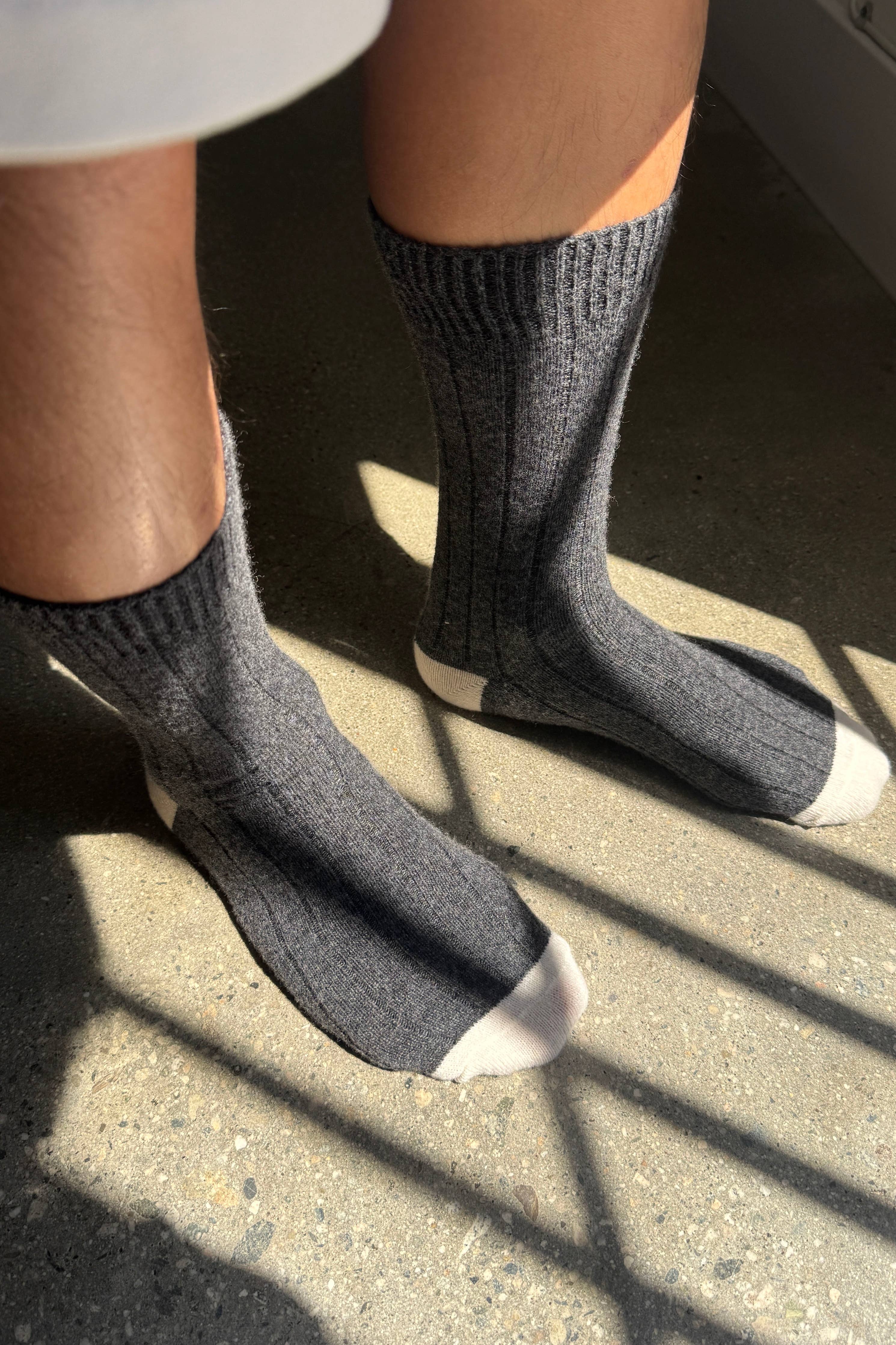 EXTENDED Cashmere Classic Socks (wholesale): Navy