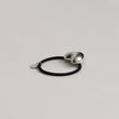 Heart-Shaped Metal Cuff Hair Tie | Silver