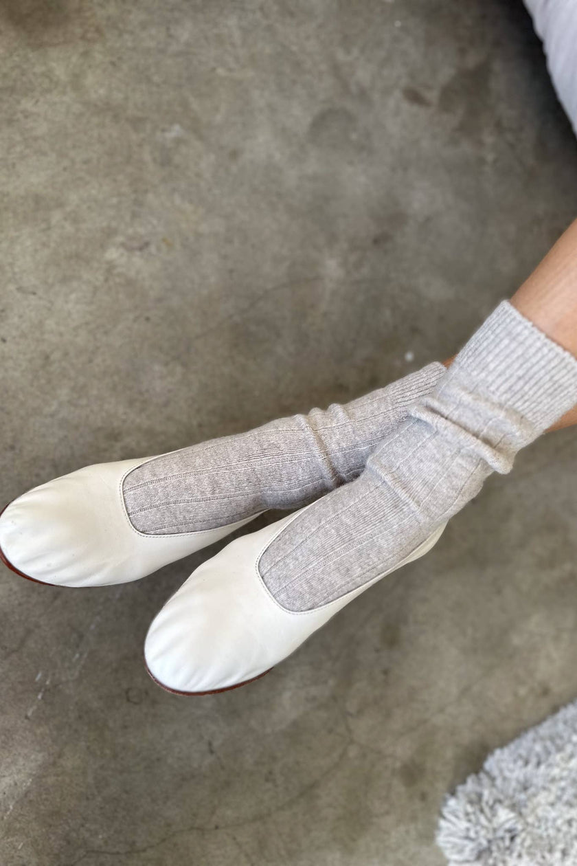 Classic Cashmere Socks: Bluebell