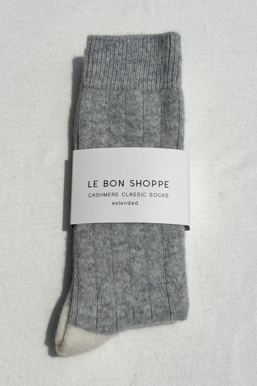 EXTENDED Cashmere Classic Socks (wholesale): Navy