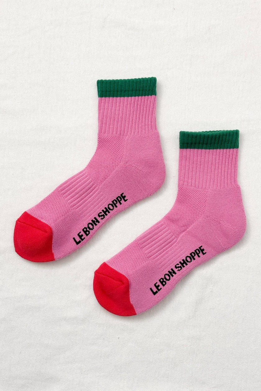 Color Block Girlfriend Socks : Black Coffee