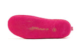 Indoor Shoes With Leather Sole - Fuchsia: 40