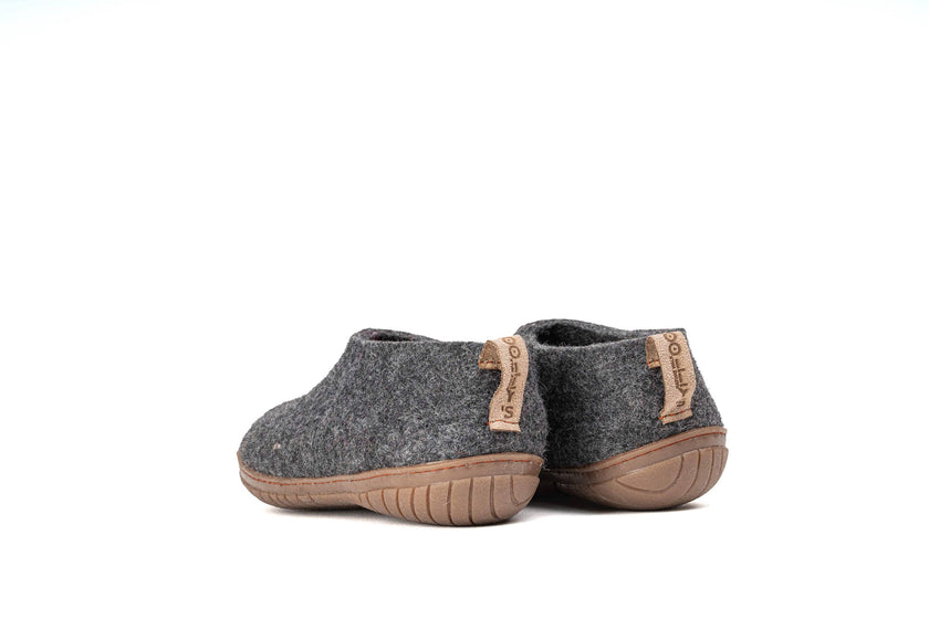 Outsole Shoe with Rubber Sole – Charcoal: 40