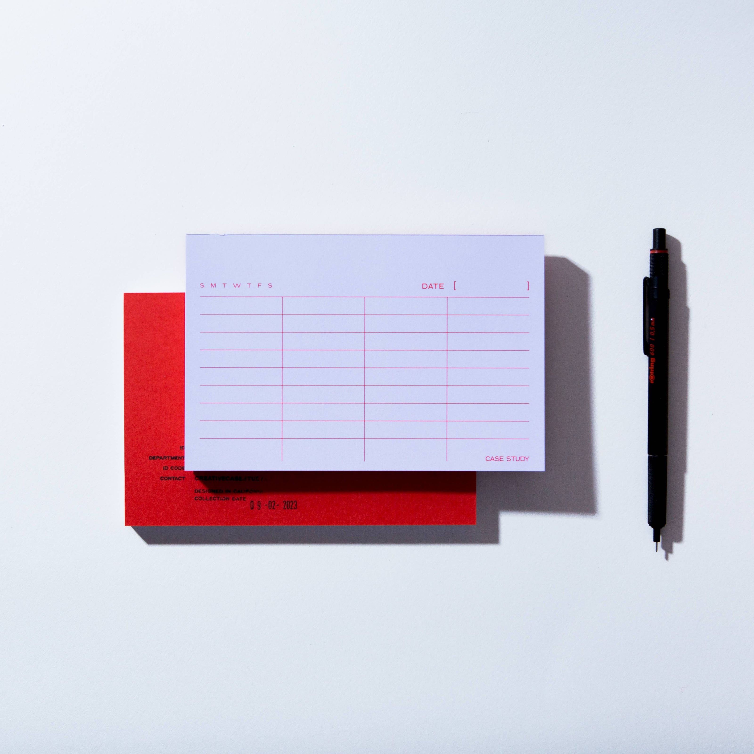 Column List Notepad – Minimal Lined Pad for To-Do Lists