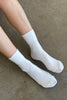Sneaker Socks: Heart - Black / Cream