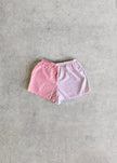 Striped Shirting Pieced Short Bundle