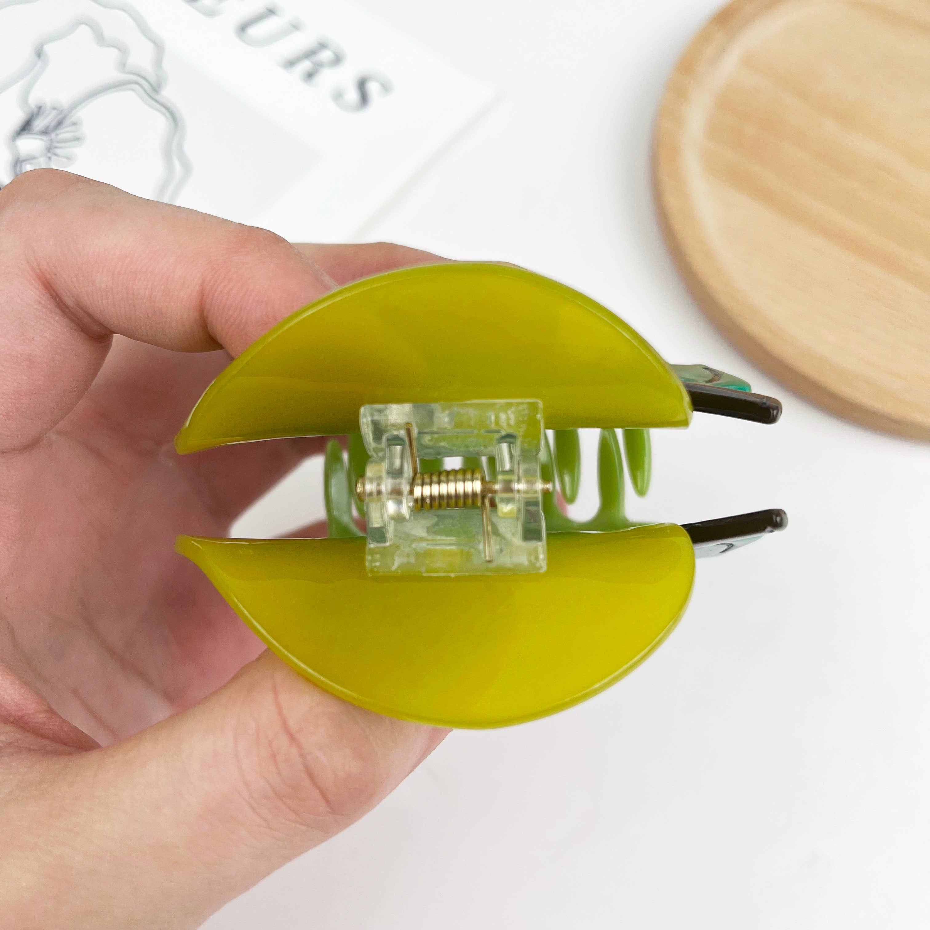 Green Apple Hair Claw